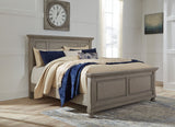 Lettner Light Gray Panel Bedroom Set