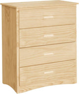 Bartly Natural Pine Youth Bookcase Bedroom Set