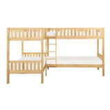 Bartly Natural Pine Youth L Corner Bunk Bedroom Set