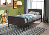 Bungalow Chocolate Finish Twin Bed