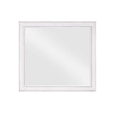 Katia Rustic Gray & Weathered White Finish Mirror