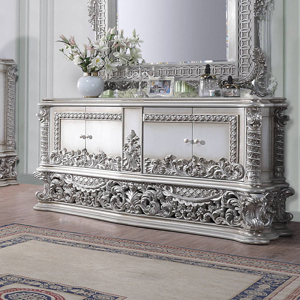 Valkyrie Antique Platinum Finish Dresser