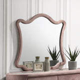 Salonia Pink Velvet Mirror