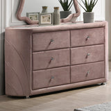 Salonia Pink Velvet Dresser