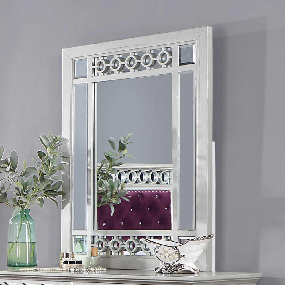Varian Silver & Mirrored Finish Mirror
