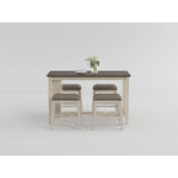 Timbre Whitewash Counter Height Table