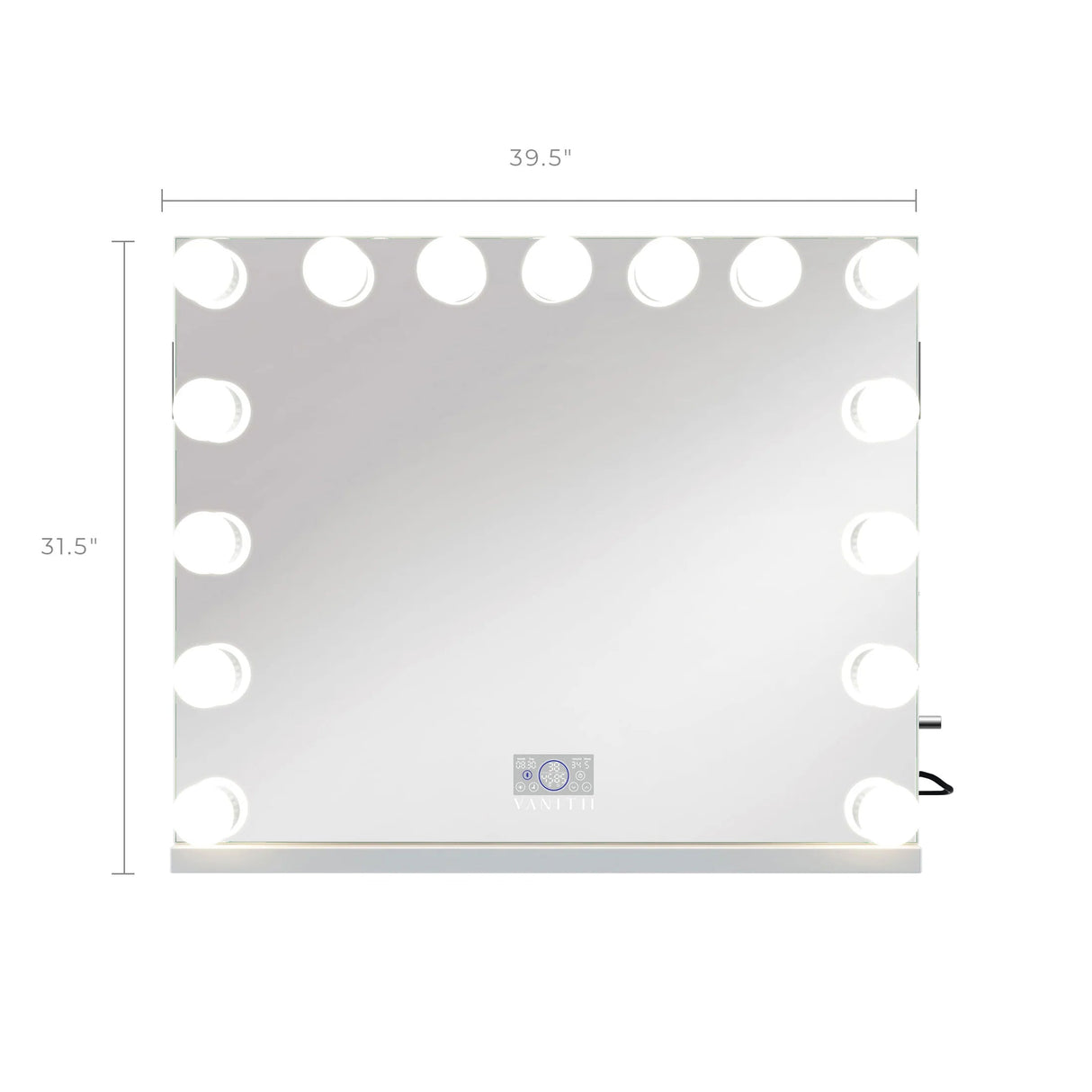 Marilyn Hollywood Vanity Mirror Pro Max with 15 Dimmable LED Bulbs