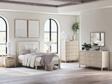 Cadmori Youth Upholstered Panel Bedroom Set In Two-tone