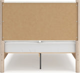 Cadmori Youth Upholstered Panel Bedroom Set In Two-tone