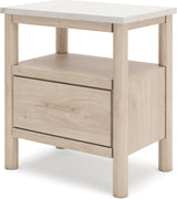 Cadmori Youth Upholstered Panel Bedroom Set In Two-tone