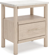 Cadmori Youth Upholstered Panel Bedroom Set In Two-tone