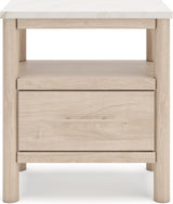 Cadmori Youth Upholstered Panel Bedroom Set In Two-tone