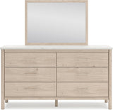 Cadmori Youth Upholstered Panel Bedroom Set In Two-tone