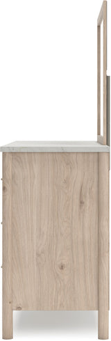 Cadmori Youth Upholstered Panel Bedroom Set In Two-tone