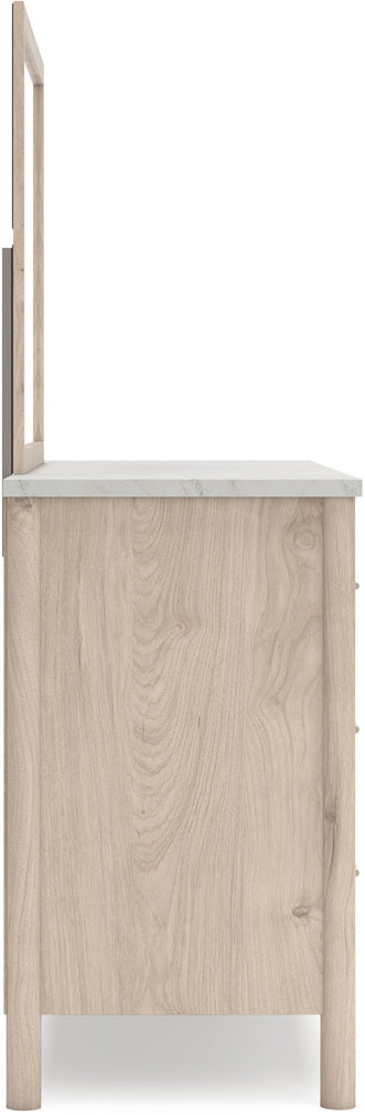 Cadmori Youth Upholstered Panel Bedroom Set In Two-tone