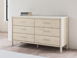 Cadmori Youth Upholstered Panel Bedroom Set In Two-tone
