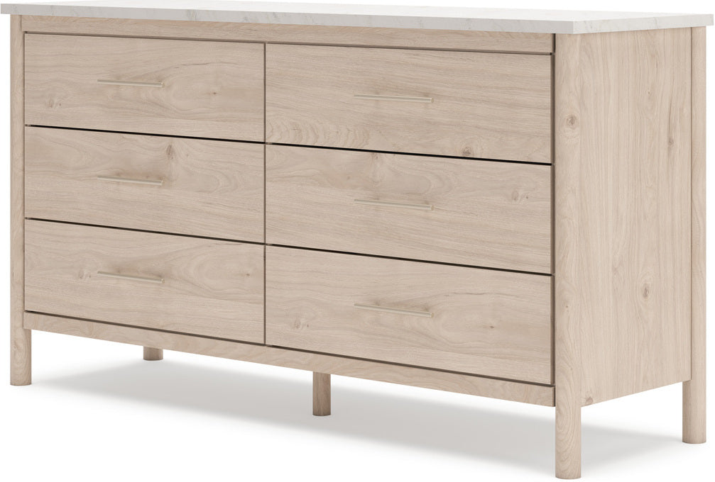Cadmori Youth Upholstered Panel Bedroom Set In Two-tone
