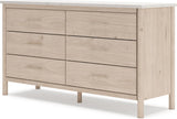 Cadmori Youth Upholstered Panel Bedroom Set In Two-tone