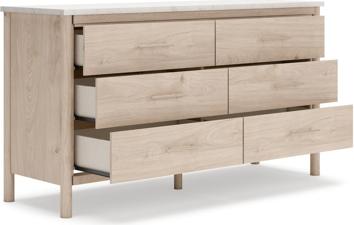 Cadmori Youth Upholstered Panel Bedroom Set In Two-tone