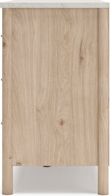 Cadmori Youth Upholstered Panel Bedroom Set In Two-tone