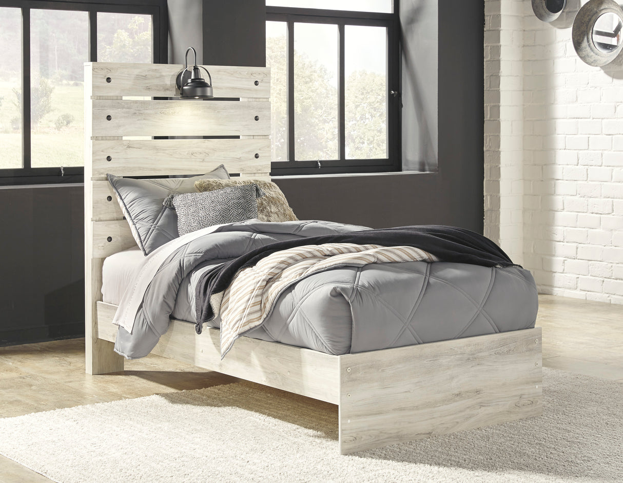 Cambeck Whitewash Youth Panel Bedroom Set