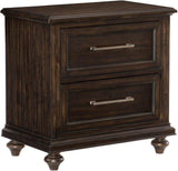 Cardano Driftwood Charcoal Panel Bedroom Set