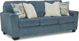 Cashton Living Room Set In Blue
