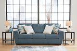 Cashton Living Room Set In Blue