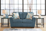Cashton Living Room Set In Blue