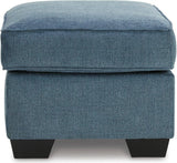 Cashton Living Room Set In Blue