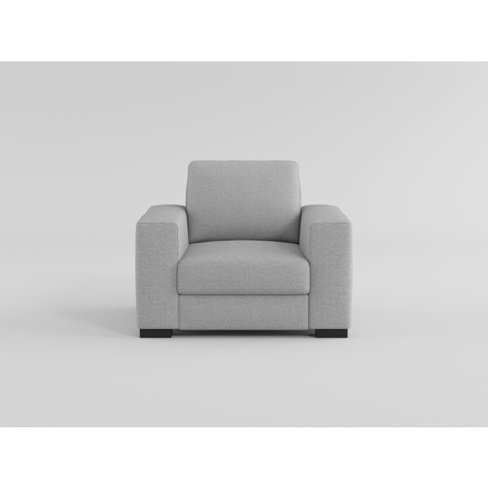 Solaris Exposed Wood Feet With Espresso Chair