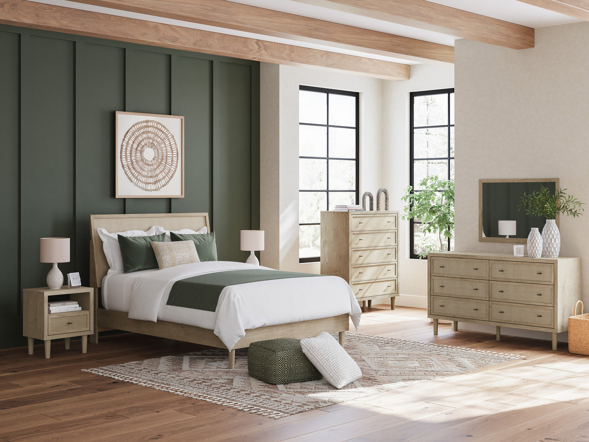 Cielden Panel Bedroom Set In Two-tone