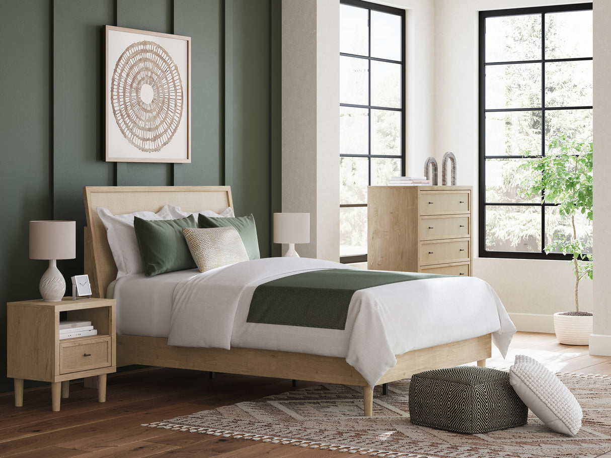 Cielden Panel Bedroom Set In Two-tone