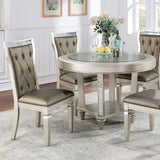Adelina Champagne Dining Table