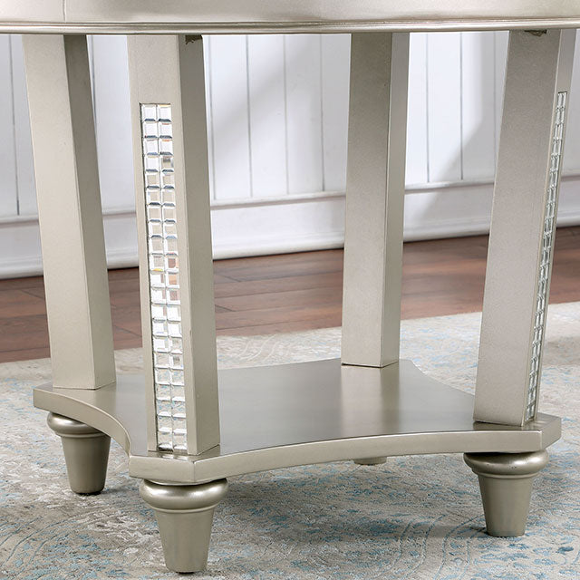 Adelina Champagne Dining Table