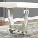 Adelina Champagne Dining Table