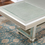 Adelina Champagne Dining Table