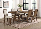 Monclova Rustic Oak/Beige Dining Table