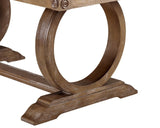 Monclova Rustic Oak/Beige Dining Table