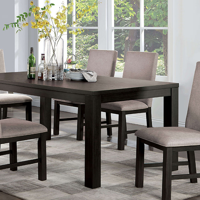 Umbria Antique Black/Gray Dining Table