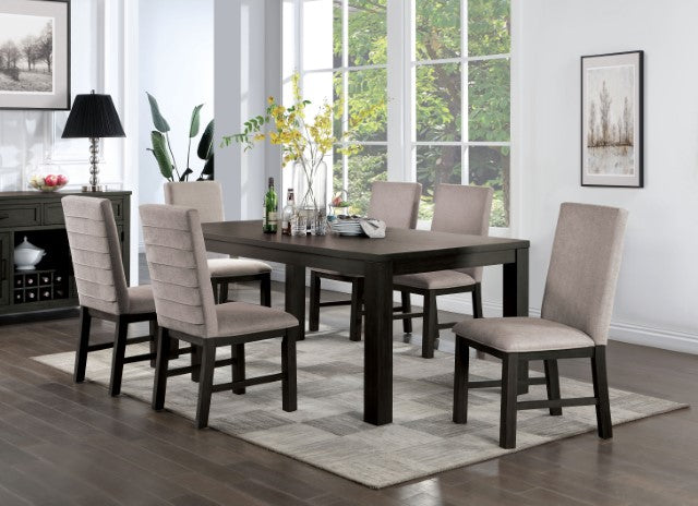 Umbria Antique Black/Gray Dining Table