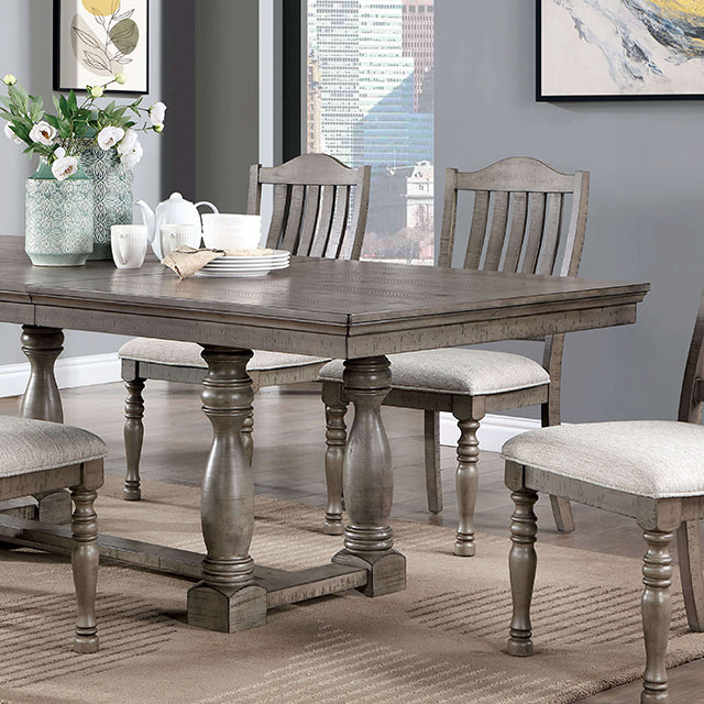 Newcastle Antique Gray/Gray Dining Table