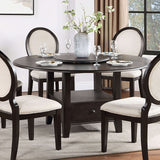 Newforte Espresso/Ivory Dining Table