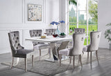 Valdevers Chrome Dining Table