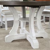 Auletta Distressed White/Gray Dining Table