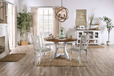 Auletta Distressed White/Gray Dining Table