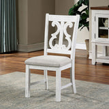 Auletta Distressed White/Gray Dining Chair