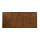 Auletta Distressed White/Distressed Dark Oak Dining Table