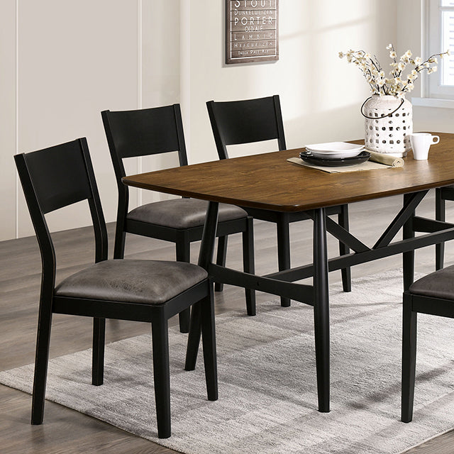 Oberwil Black/Gray Dining Table