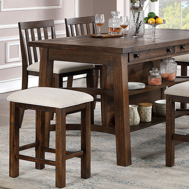 Fredonia Rustic Oak Dining Table